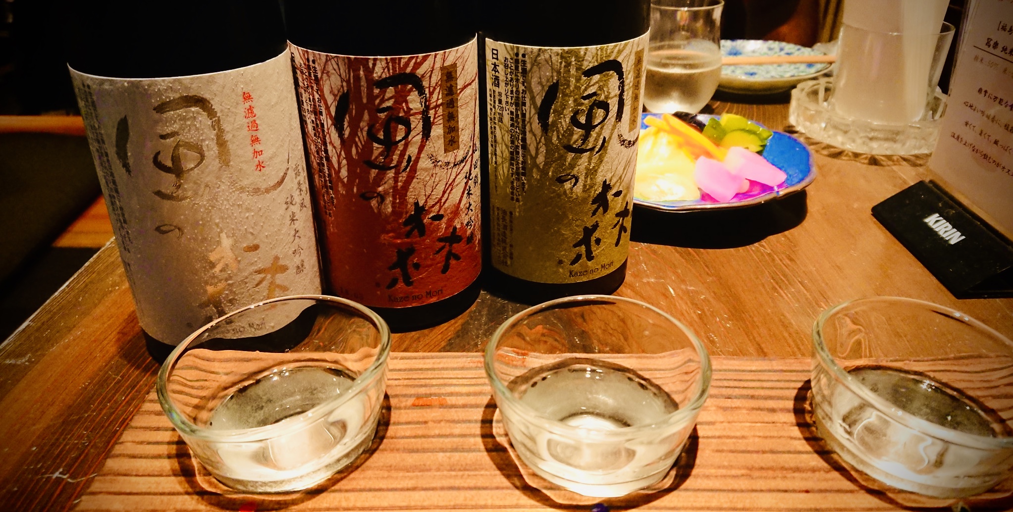 日本酒の種類も豊富
